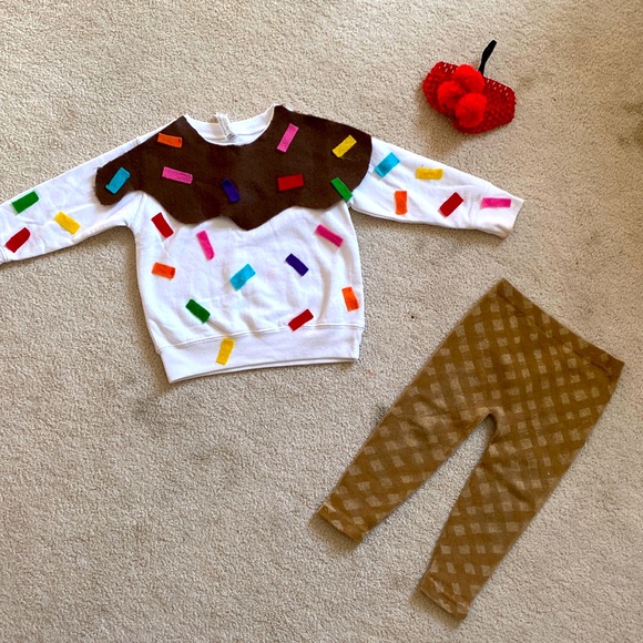 Other - Halloween ice cream cone Halloween costume 2T 18-24 months gender neutral